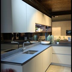 Kube Kitchen Bronze Copper Effect Mirror Splashback