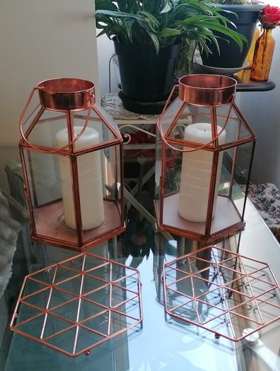 2 Lantern Candle Holders