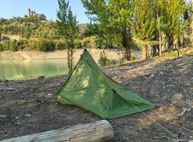 3F UL Gear Lanshan 1Pro ultralight 1 person tent, SEALED + original footprint + extras