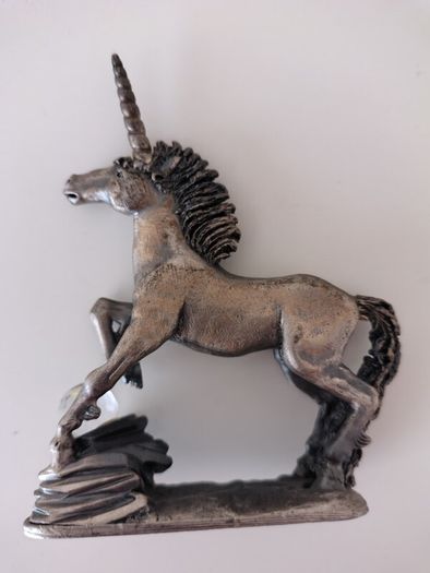 Vintage Pewter Unicorn