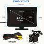25632 Car Monitor Camera 4.3-inch Display HD Reversing Rearview Camera Car Reversing Kit Image 2