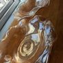 Vintage Marigold Glass Bowl Image 5