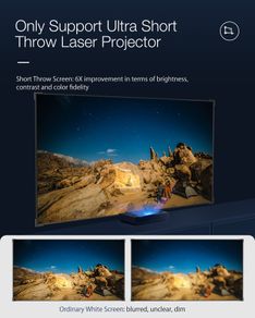 BW-VS3 ALR Black Projector Screen 4K UHD