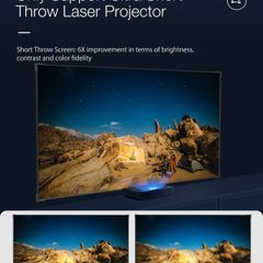 BW-VS3 ALR Black Projector Screen 4K UHD