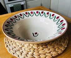 nicholas mosse bowl red tulip