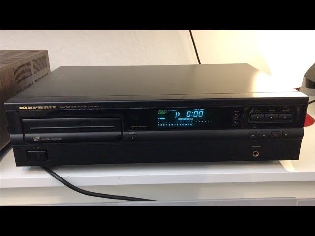 Marantz CD-42 CD player with the famous Philips SAA7350GP dac chip paired with an NPC SM5840FP filter