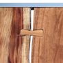 Two Piece Coffee Table Set Solid Acacia Wood Image 2