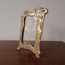 Antique Art Nouveau Brass Picture Frame Image 2