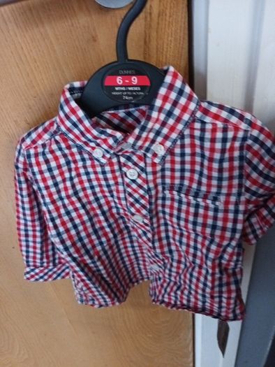 Mothercare  Baby  Boys Long Sleeved  Shirt. Age - 3-6 months.   B.N.W.T.