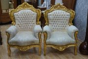 Royal Gold Baroque Armchairs