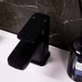 Matt Black Lanza Mono Basin Mixer Tap Image 5