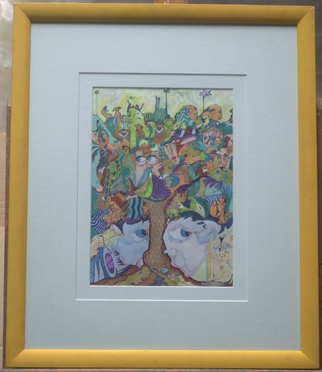 Original Michael Cullivan Mixed Media Painting