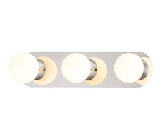 IRIS Verve Design 3X5W 350 Lumen Bathroom Light Led Chrome IP44