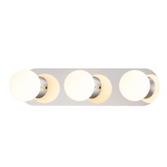 IRIS Verve Design 3X5W 350 Lumen Bathroom Light Led Chrome IP44