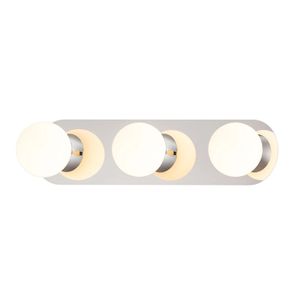 IRIS Verve Design 3X5W 350 Lumen Bathroom Light Led Chrome IP44
