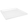 Shower Base Tray with Dots White 90x90x4 cm Image 2