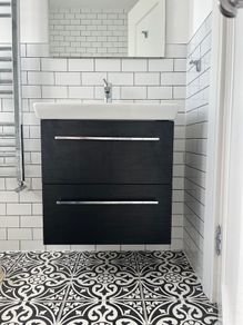 Bathroom vanity and sink