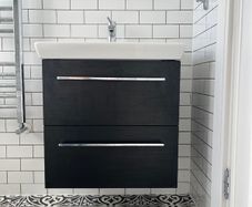Bathroom vanity and sink