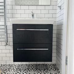 Bathroom vanity and sink