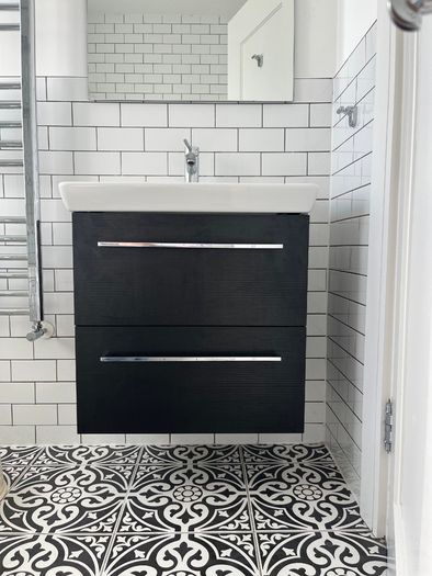 Bathroom vanity and sink