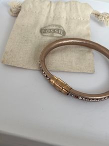 Fossil Beaded Bracelet + Free Fossil Pendant