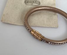 Fossil Beaded Bracelet + Free Fossil Pendant