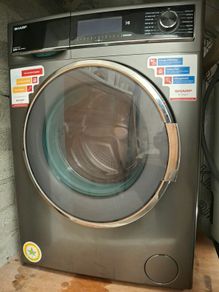 Sharp ES-HDD1047AO Freestanding 10/6KG 1400 Spin Washer Dryer Graphite