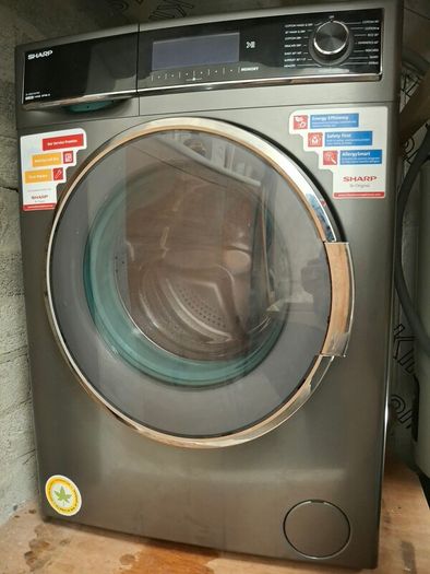 Sharp ES-HDD1047AO Freestanding 10/6KG 1400 Spin Washer Dryer Graphite