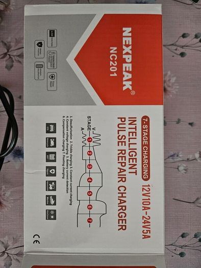 Charger for motorbike or e-scooter battery