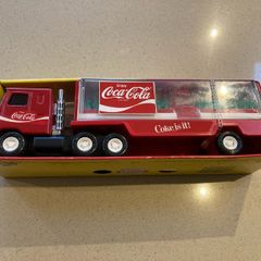 Coca Cola Mack's Truck Metal and plastic