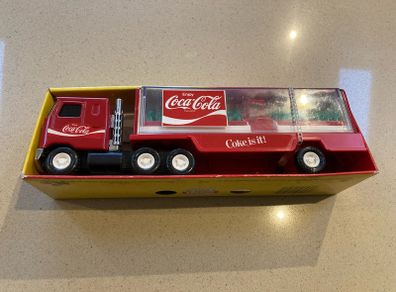 Coca Cola Mack's Truck Metal and plastic