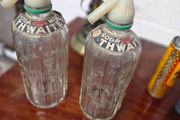 pair of twaites soda water siphons