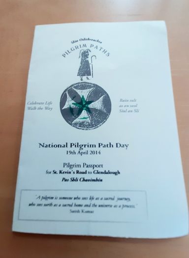 Irish pilgrim passport (Wicklow) 2014