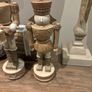 2 wooden rustic drummers . Image 3