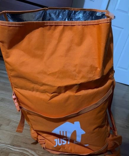 Justeat delivery bag large size never used