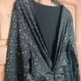 special occasion   dress black and silver sparkly shein xl will suit a 14 Image 2