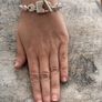 Silver Plated Padlock Bracelet Image 7