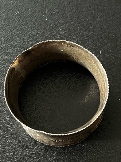 1919 Antique George V Sterling Silver Napkin Ring