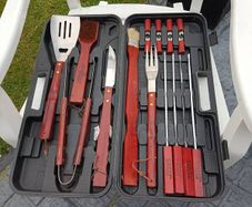 BBQ cooking set.