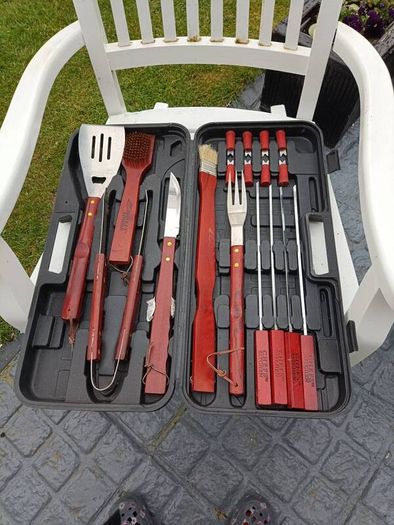 BBQ cooking set.