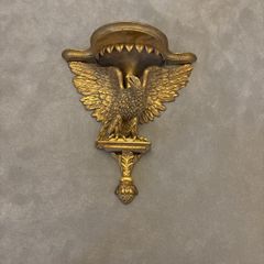 Gold painter wooden pedestal