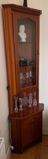 Vintage Mahogany Corner Unit