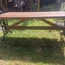 Cast iron garden bench x2 Image 9