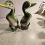 SET OF 2 Rare find,  Kitsch 1960s Green Mallard Duck Figure, Figurine, Ornament - Vintage Ceramic Image 8