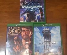 XBOXONE games - The Walking Dead - A New Frontier, Star Wars BATTLEFRONT, Crackdown 3