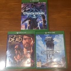 XBOXONE games - The Walking Dead - A New Frontier, Star Wars BATTLEFRONT, Crackdown 3