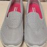 womens SKECHERS GO WALK Slip in trainers runners beige Size UK 4 EU 37 Image 4