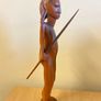 Vintage Ethnic African tribal warrior figure. Image 4