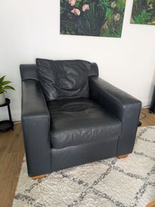 leather armchair