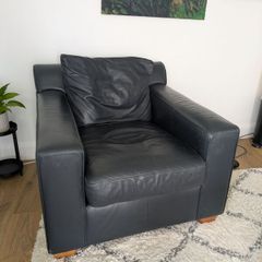 leather armchair